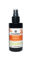 Huile de massage Néroli Argan Cannabis sativa - Le Canebier en Provence